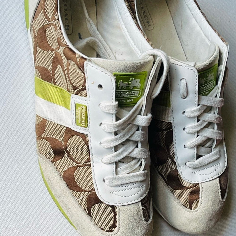 Coach “Boyle” signature “C” sneaker casual shoes womens - Picture 2 of 7